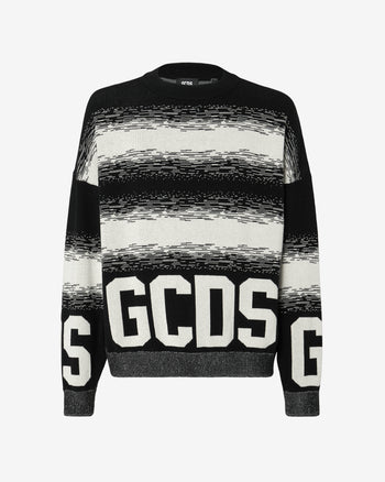 Gcds Low Band Degradé Sweater | Men Knitwear Black | GCDS Spring/Summer 2023